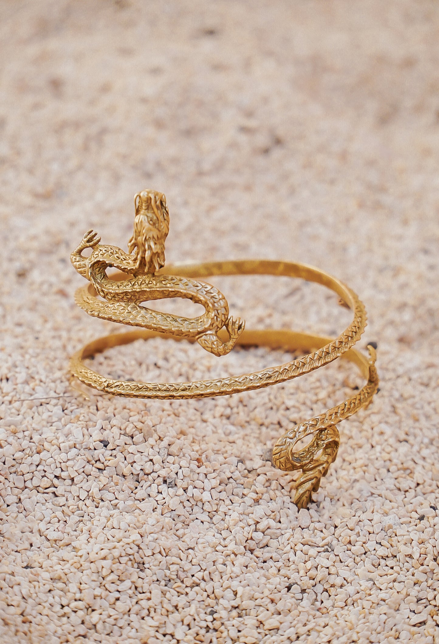 Dragon Armband Brass ...