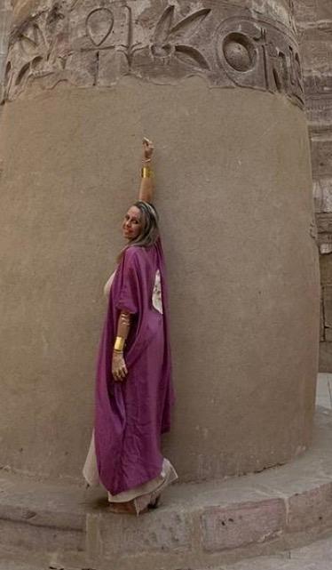 Exclusive limited edition pink cotton embroidered lotus robe.
