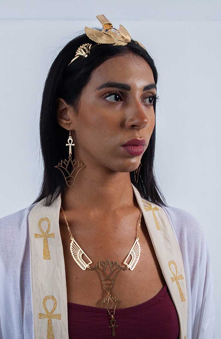 Isis with Desert Crystal Crown