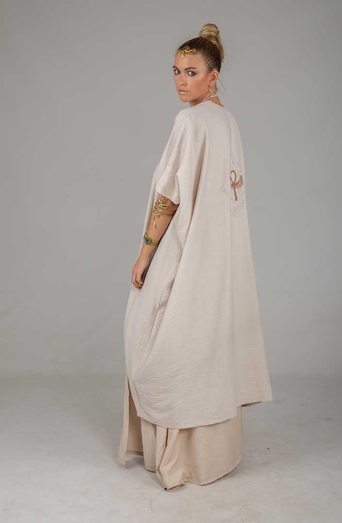 Key of Life Robe of Alchemy sand linen