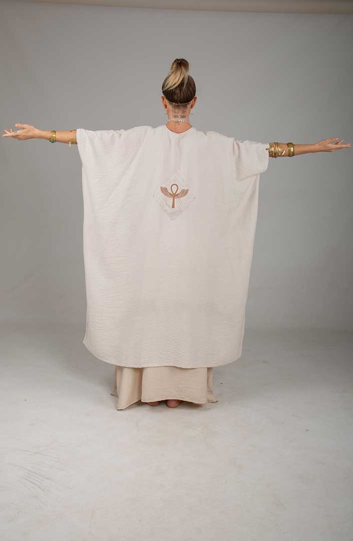 Key of Life Robe of Alchemy sand linen