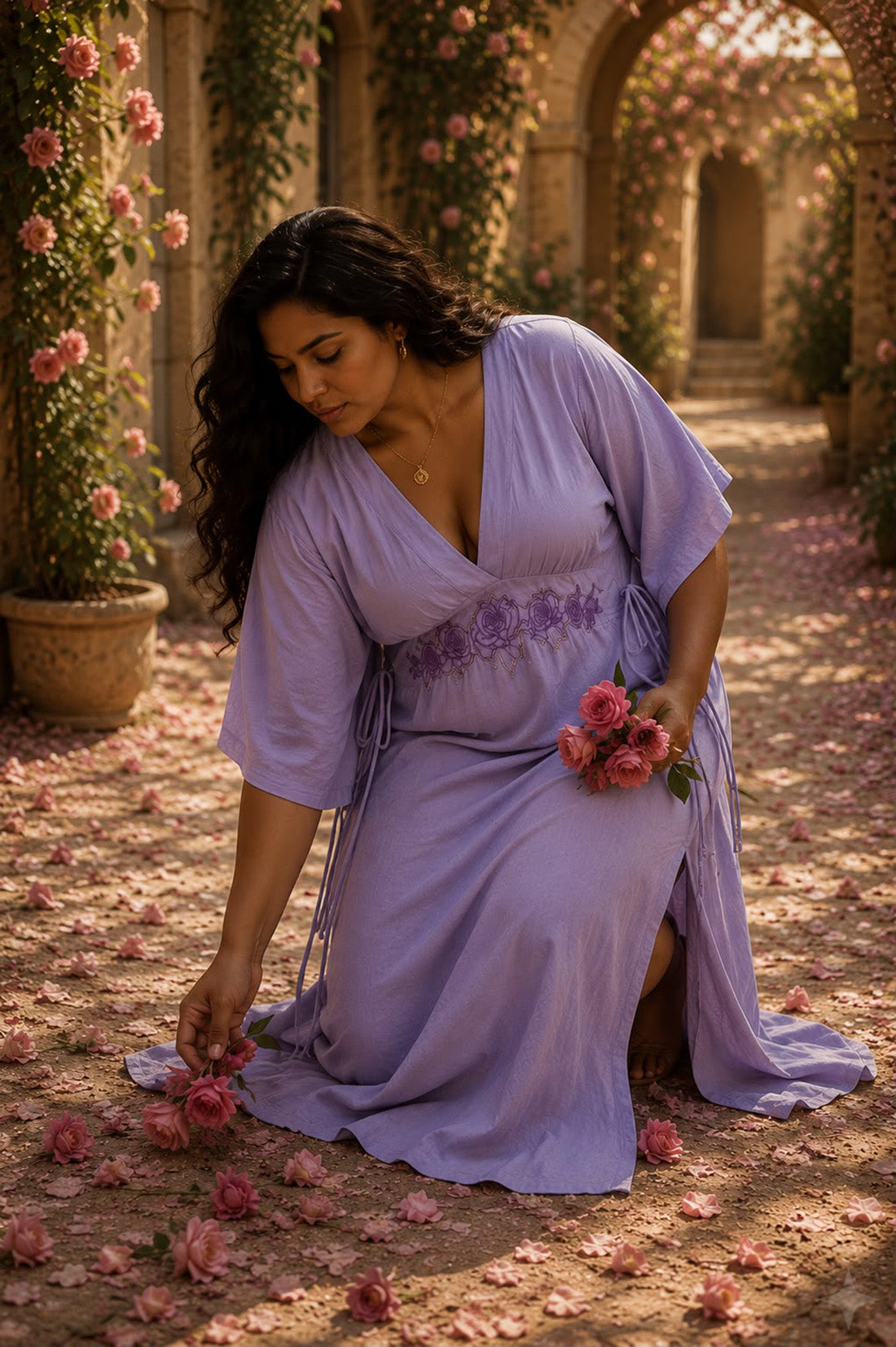 Rose Gown • Purple Lavender