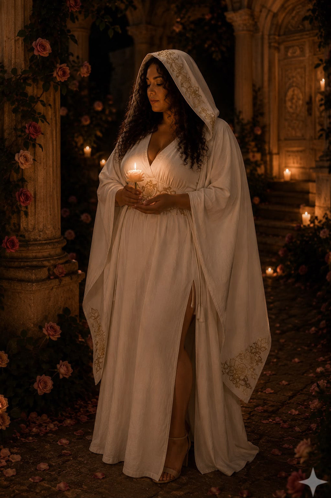 White Rose Ceremonial Ensemble • White Gold The White Rose Collection