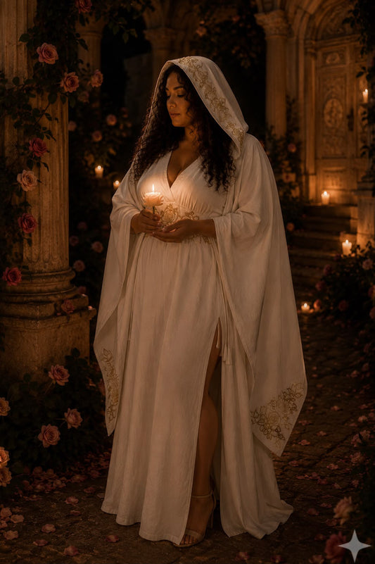 White Rose Ceremonial Ensemble • White Gold The White Rose Collection