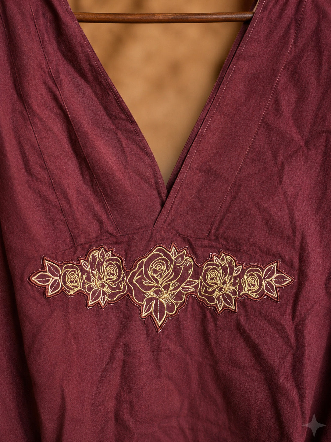 Rose Dress • Wine Gold