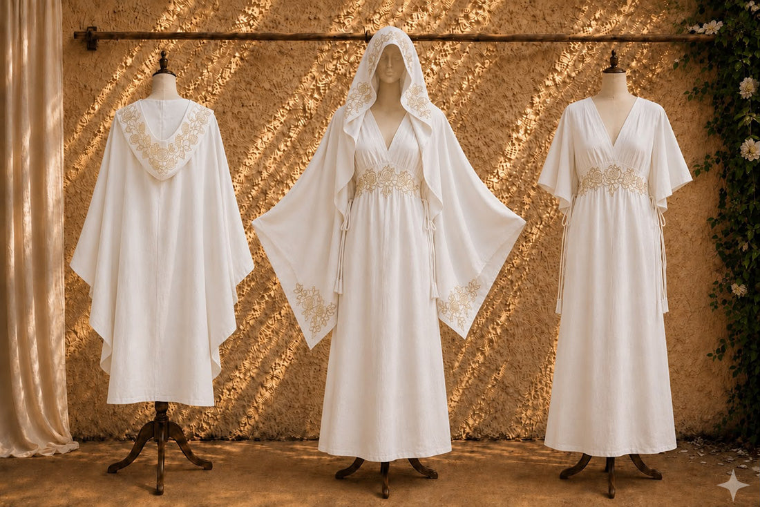 White Rose Ceremonial Ensemble • White Gold The White Rose Collection