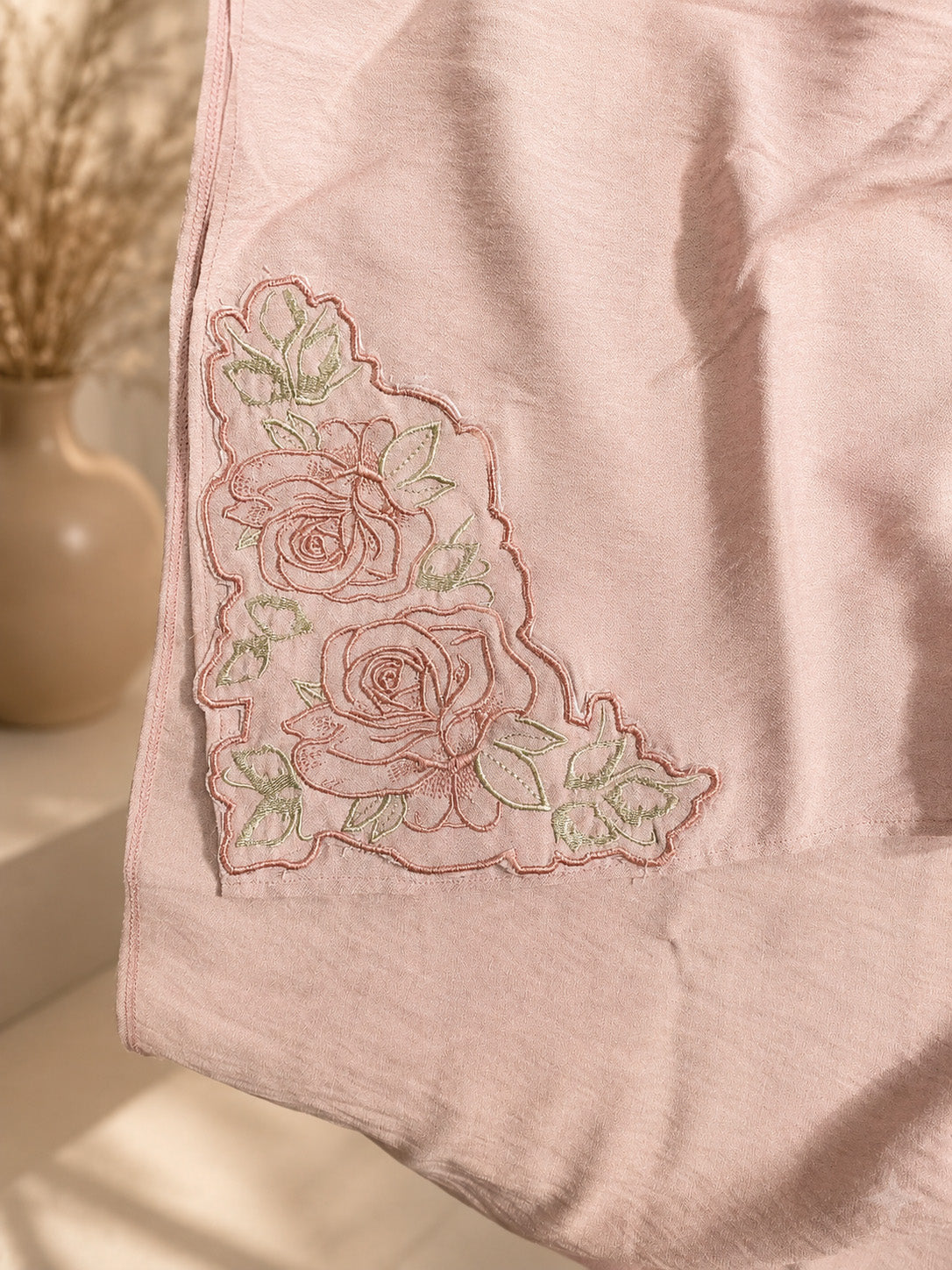 Rose & Thorn Mantle • Pink Cashmere