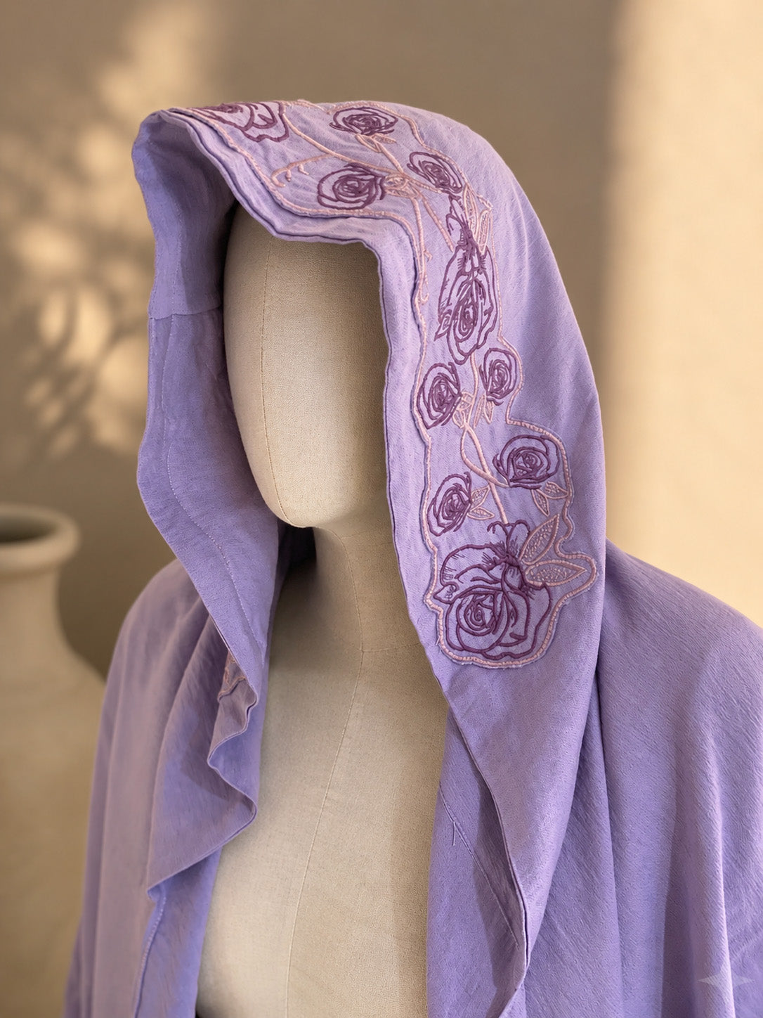 Rose & Thorn Mantle • Purple Lavender