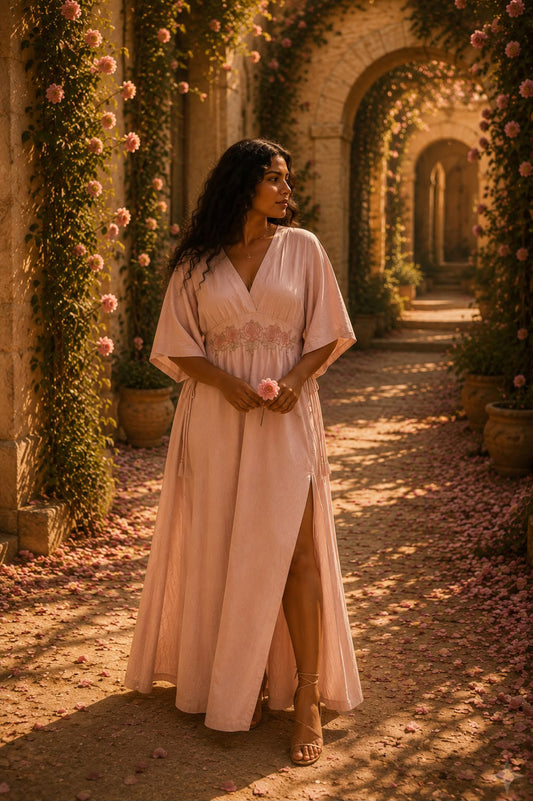Rose Gown • Pink Cashmere