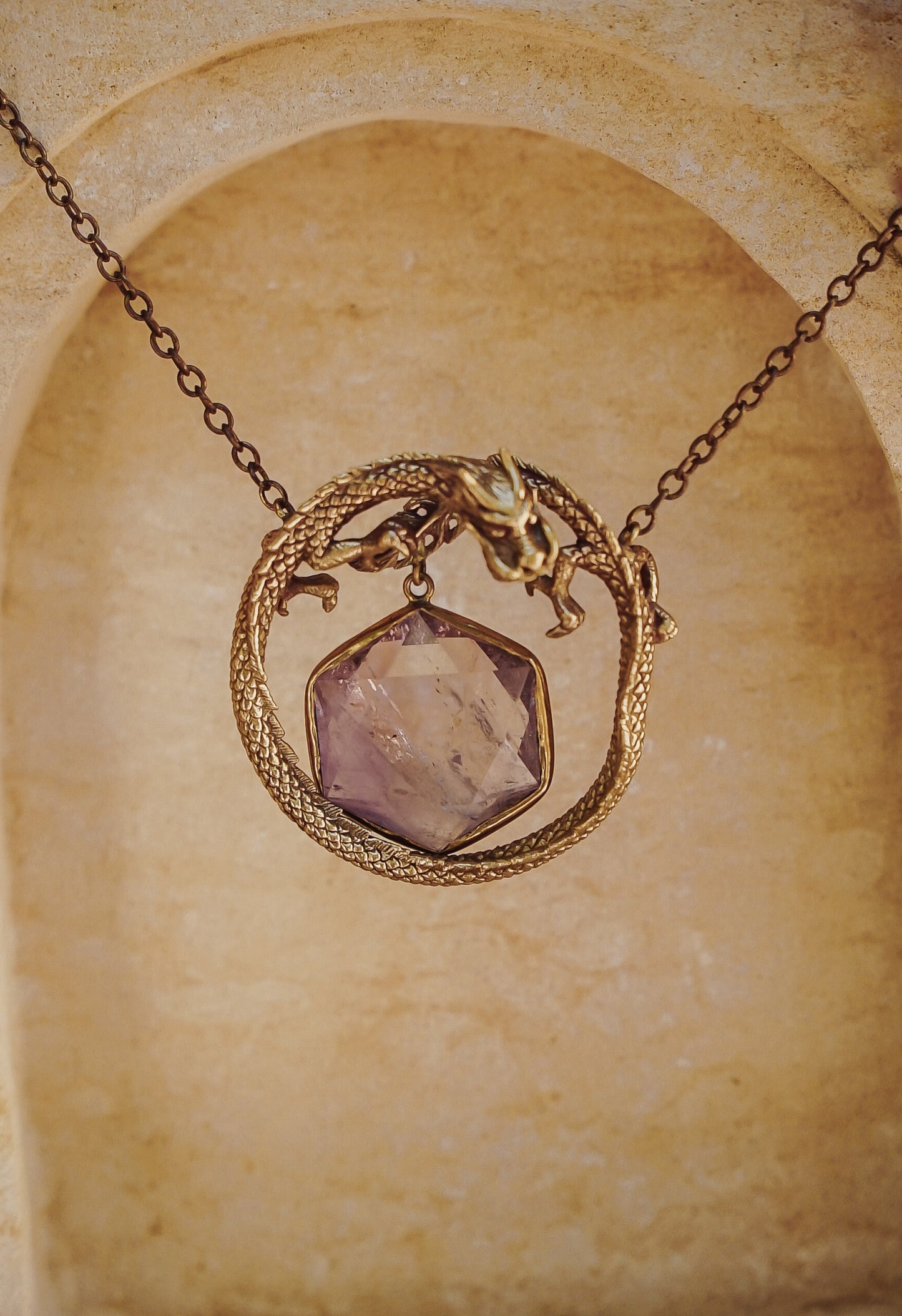 Exclusive Crystal merkaba Gold Plaited dragon Portal. ......