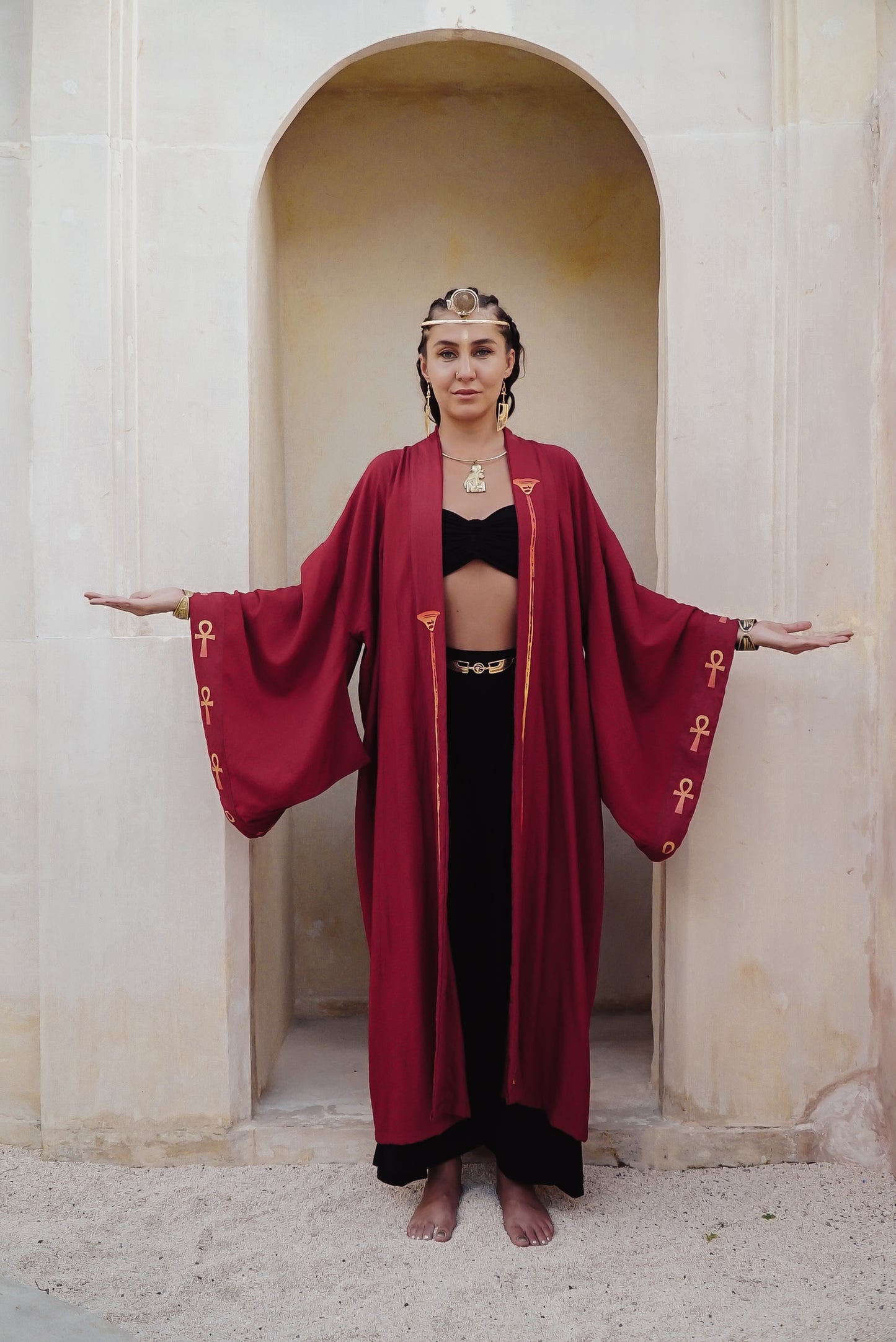 SET Sekhmet Bundle for four ~ Kimonos, Robes & Crowns.