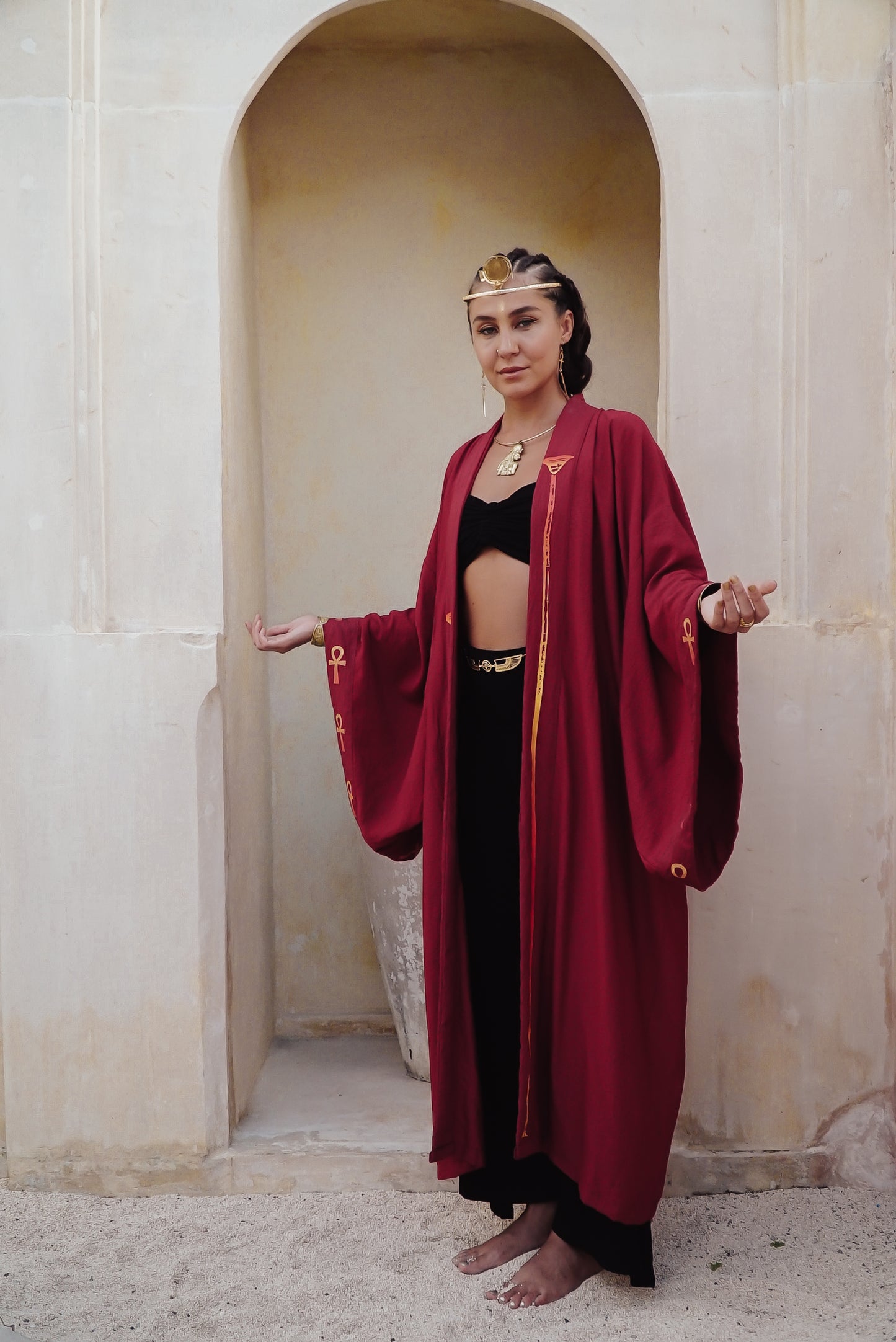 SET Sekhmet Bundle for four ~ Kimonos, Robes & Crowns.