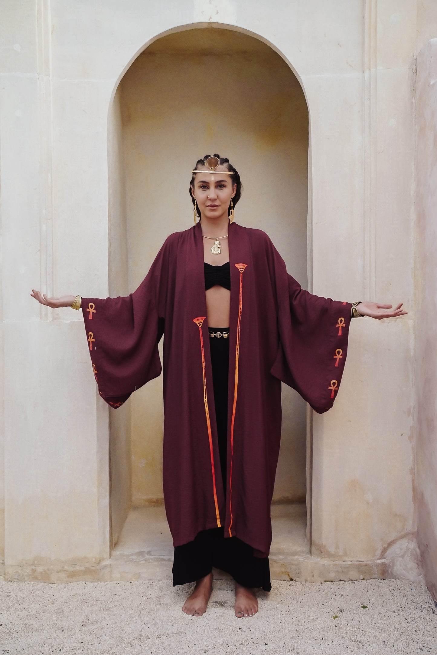 SET Sekhmet Bundle for four ~ Kimonos, Robes & Crowns.