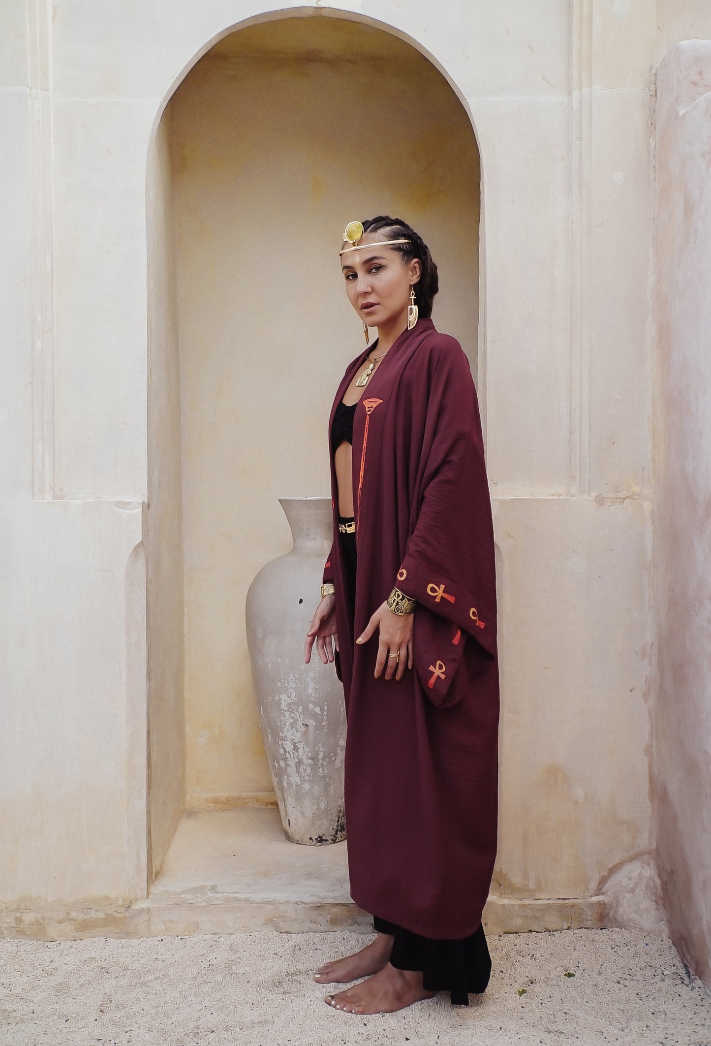 SET Sekhmet Bundle for four ~ Kimonos, Robes & Crowns.