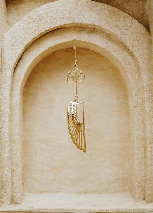Seshat Wing Earring ....