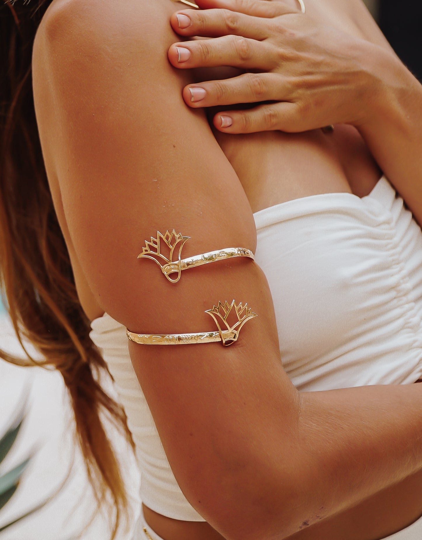 Lotus Hieroglyph Armband