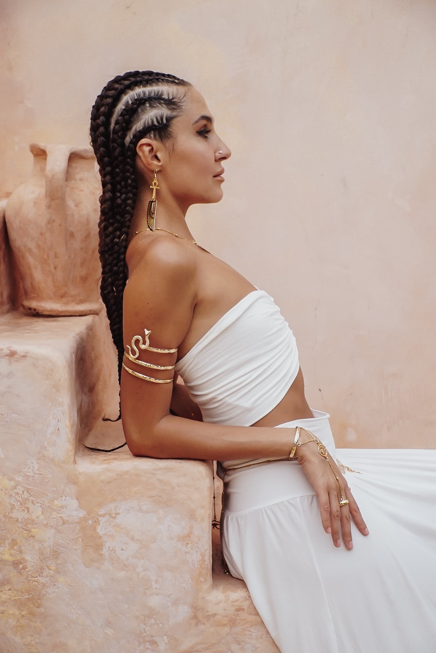 Serpent hieroglyph armband....