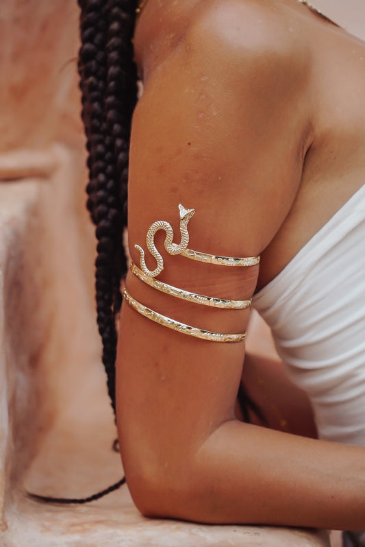 Serpent hieroglyph armband....