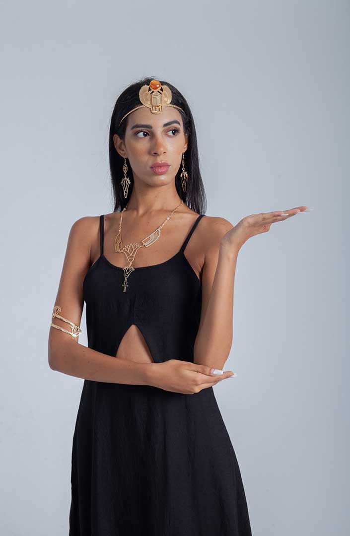 Lotus Hieroglyph Armband