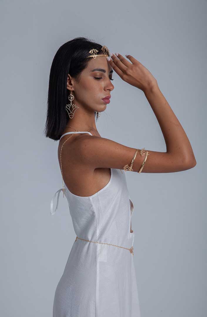 Lotus Hieroglyph Armband