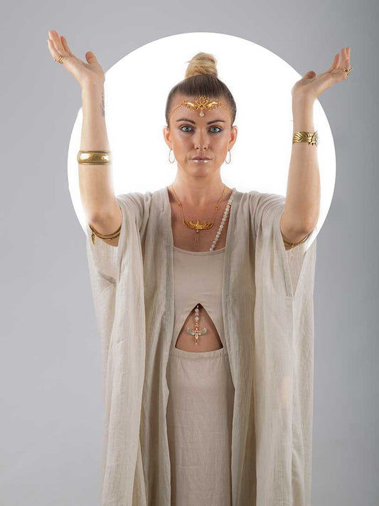 Hathor Robe of Alchemy Bone