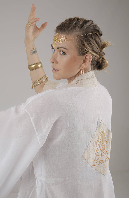 Horus Ninja Kimono white cotton